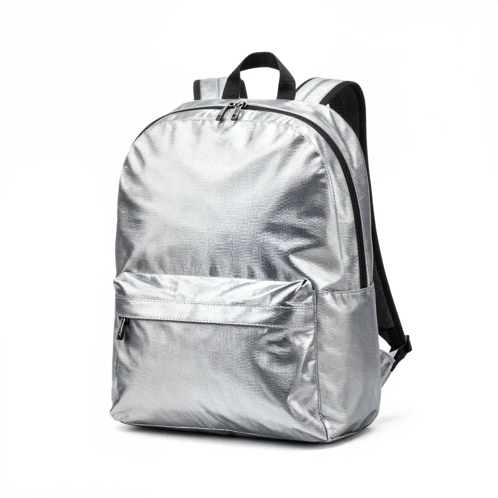 Japanese backpack isolated on a white background