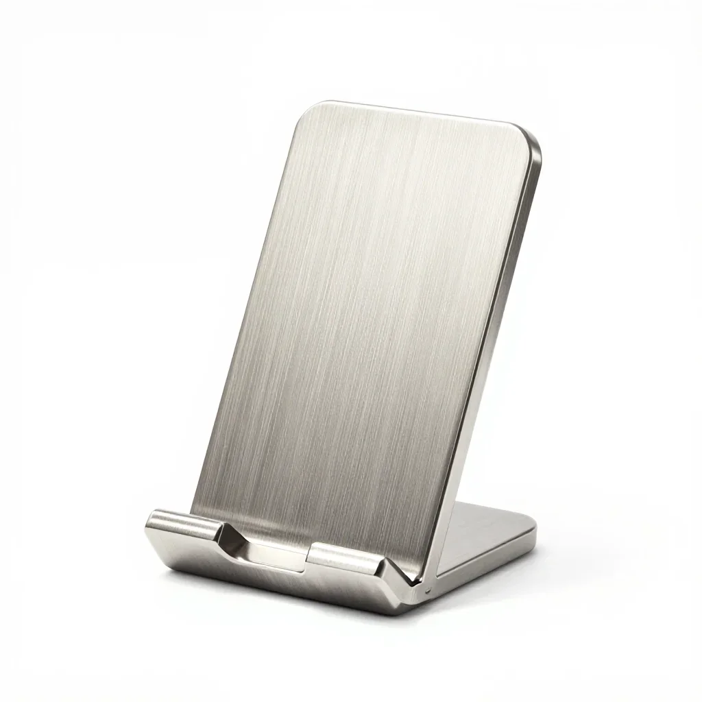 Japanese phone stand isolated on a white background