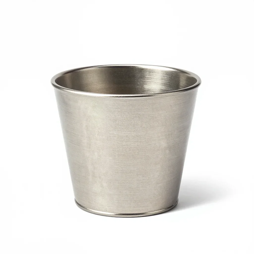 Kids plant pot isolated on a white background