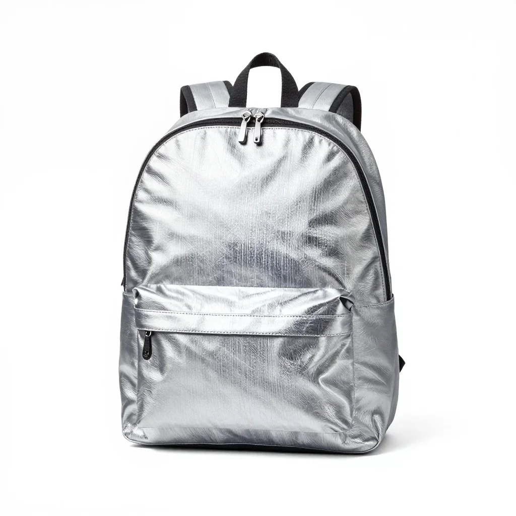 Scandinavian backpack isolated on a white background