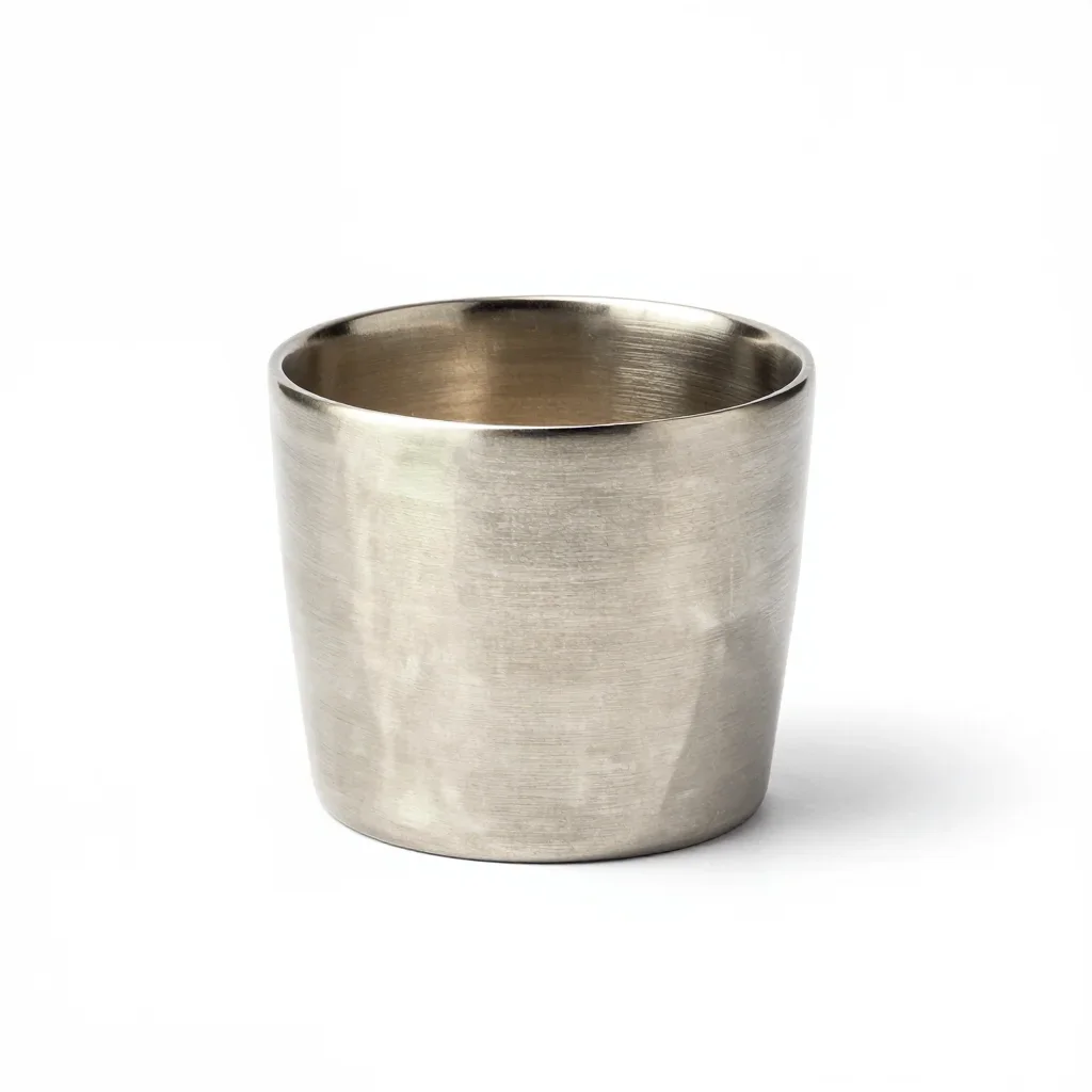 Scandinavian candle holder isolated on a white background