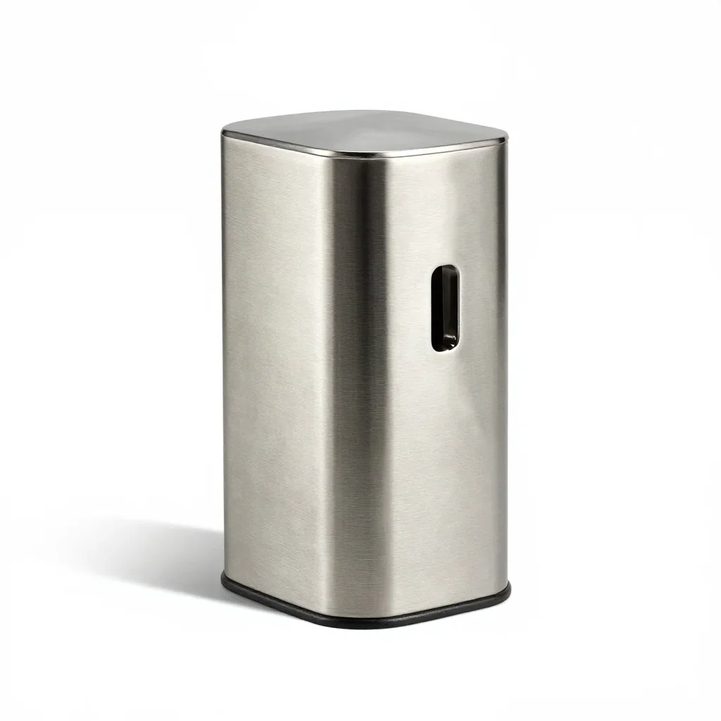 Scandinavian soap dispenser isolated on a white background