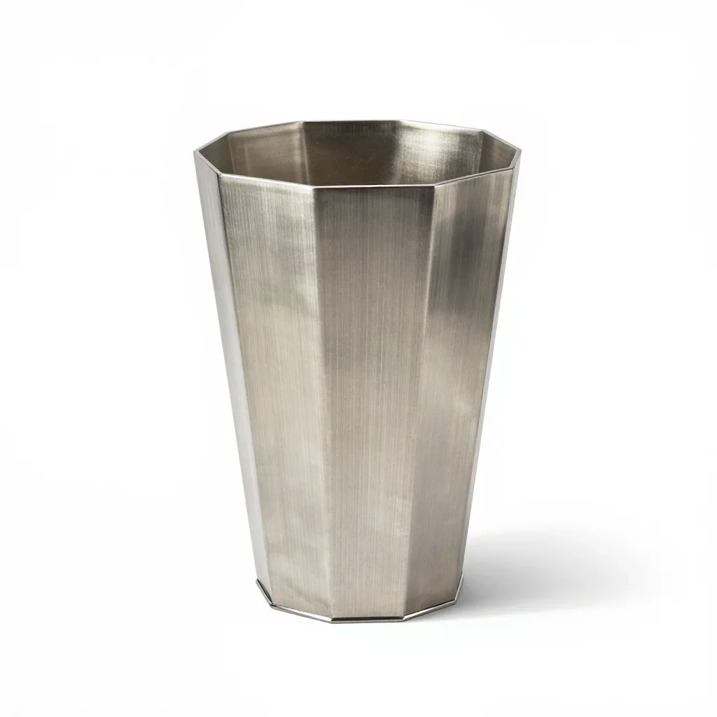 Scandinavian umbrella stand isolated on a white background