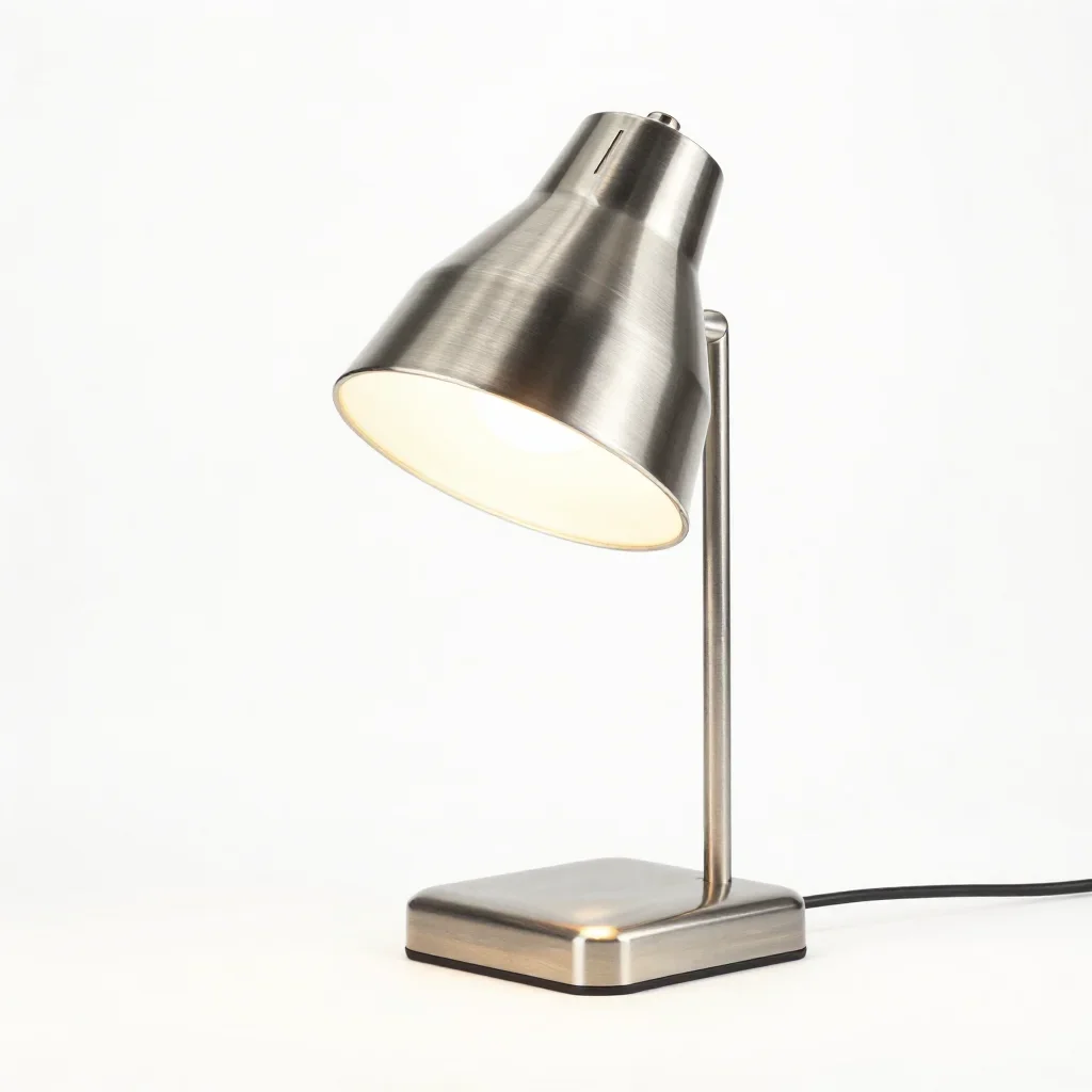 Bauhaus desk lamp isolated on a white background