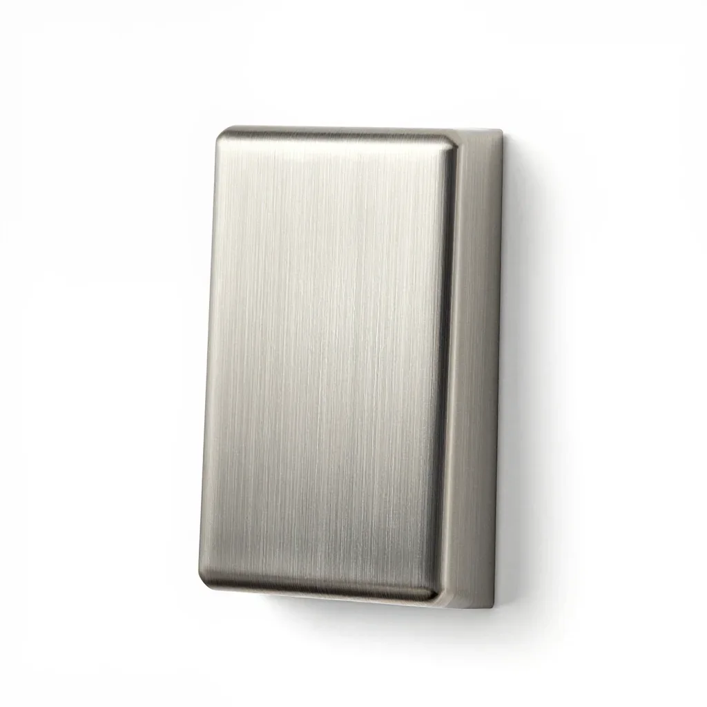 Bauhaus doorbell isolated on a white background