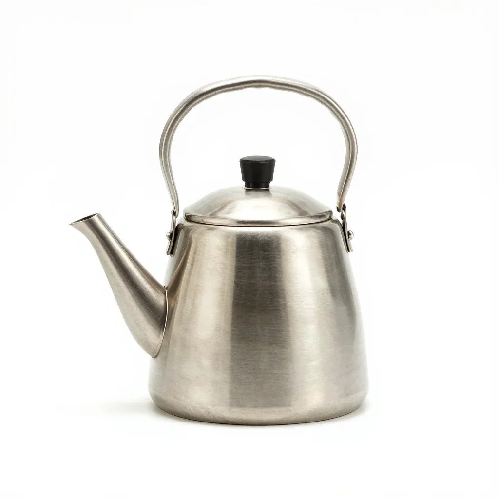 Bauhaus kettle isolated on a white background