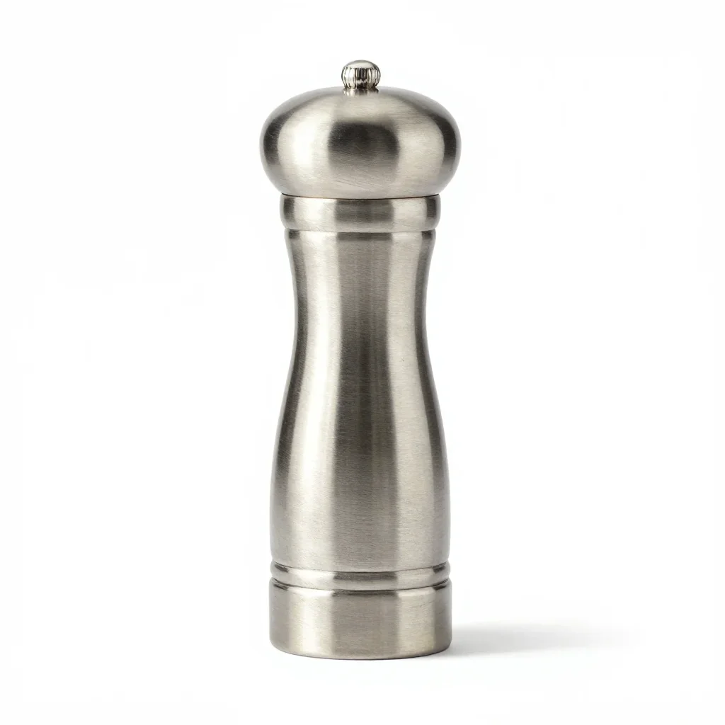 Bauhaus pepper mill isolated on a white background