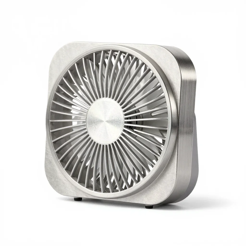 Bauhaus portable fan isolated on a white background