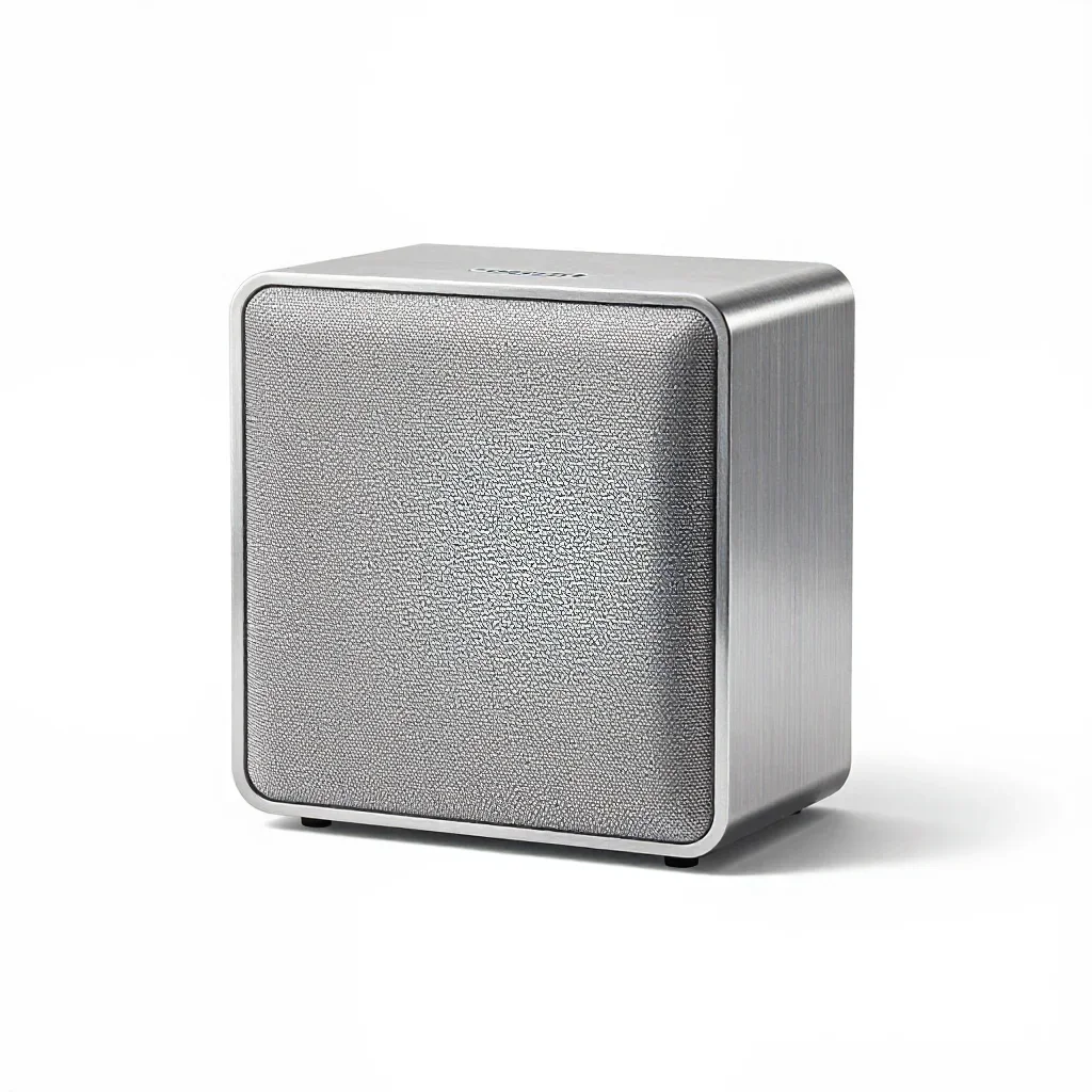 Bauhaus wireless speaker isolated on a white background