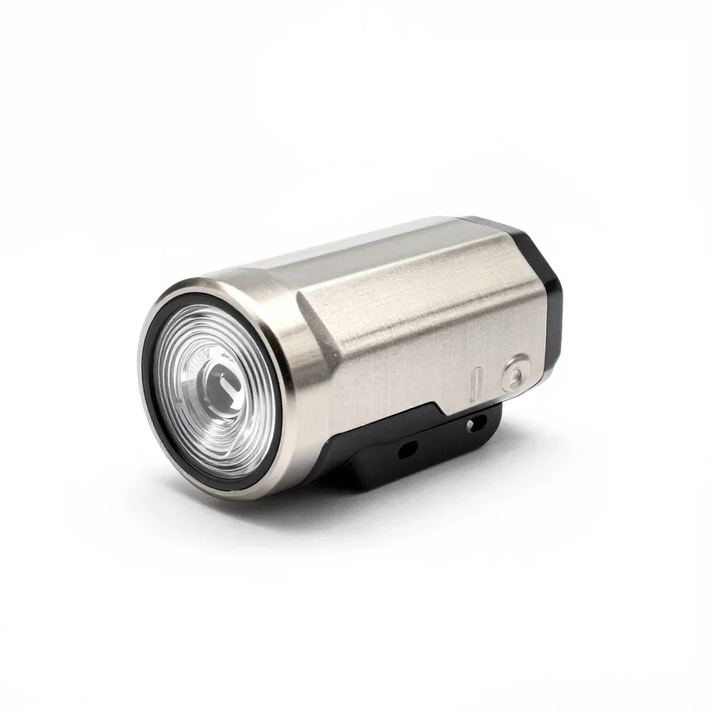 Modular bike light isolated on a white background