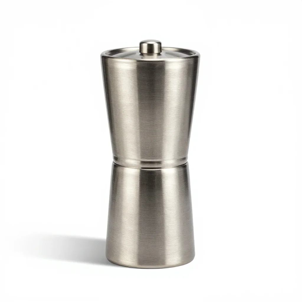 Modular coffee grinder isolated on a white background