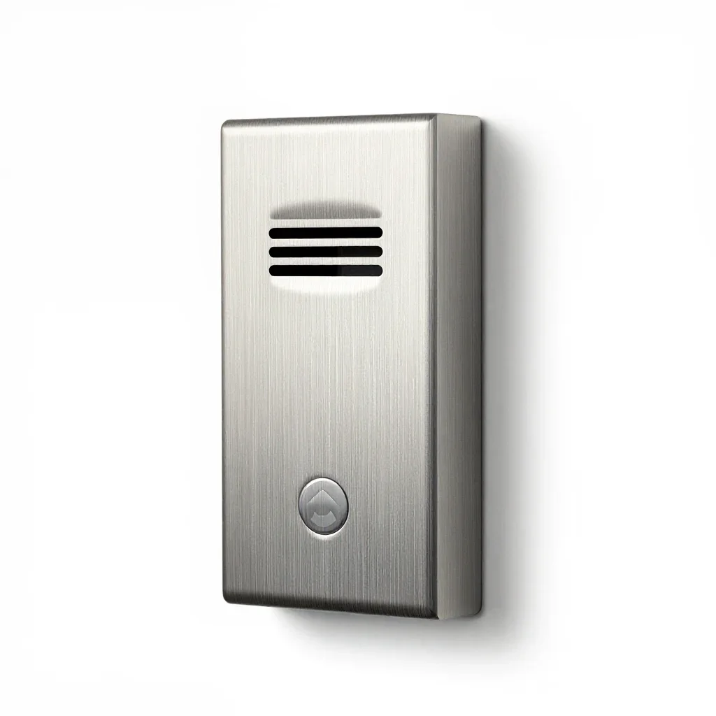 Modular doorbell isolated on a white background