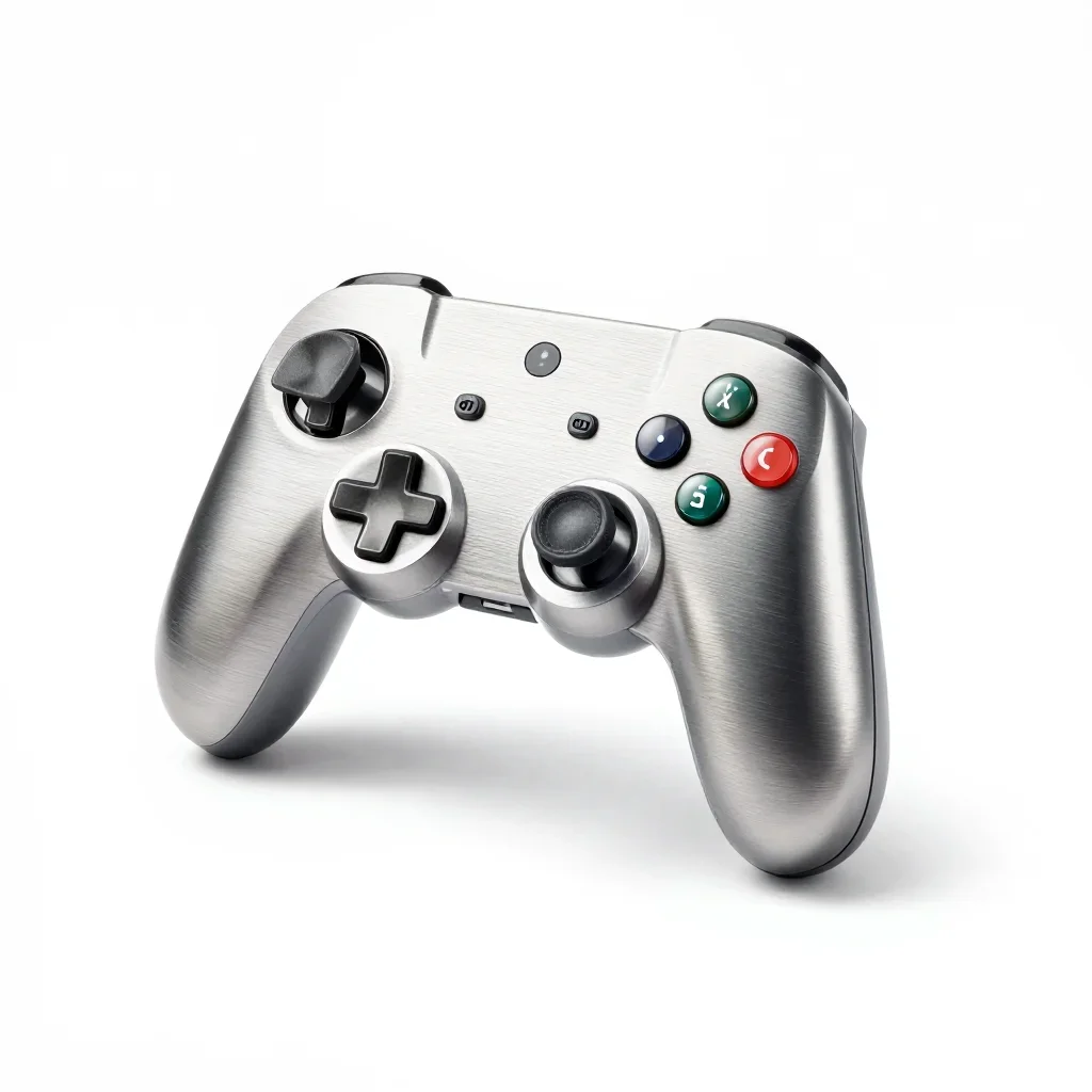 Modular game controller isolated on a white background