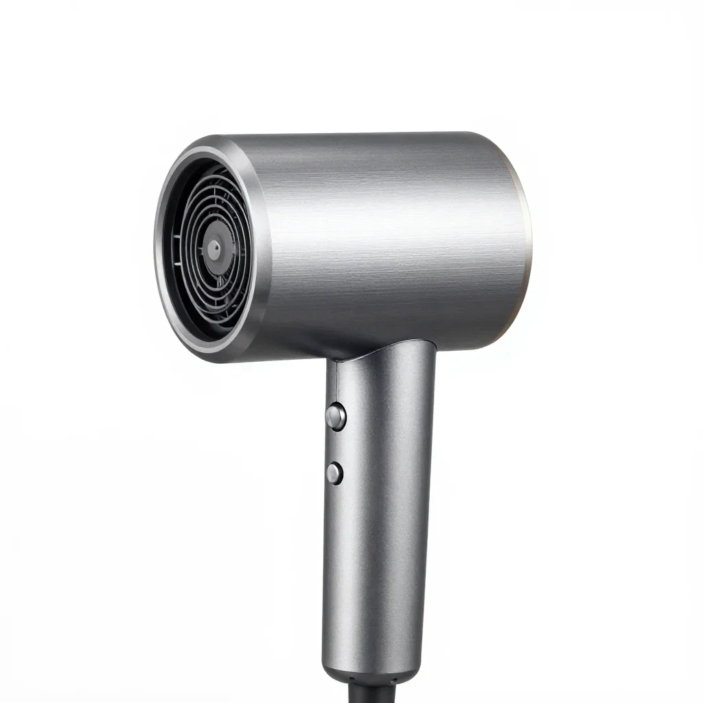 Modular hair dryer isolated on a white background