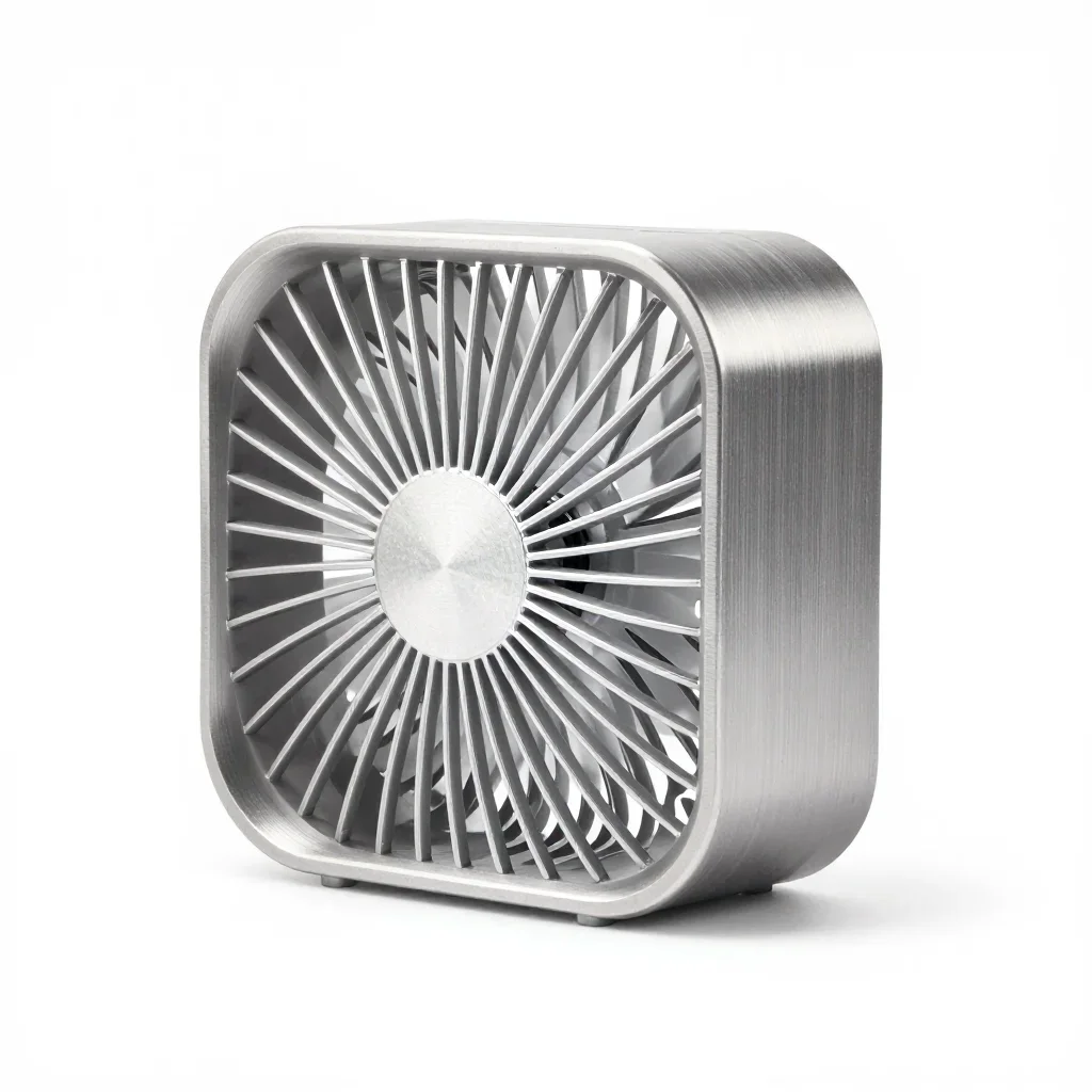 Modular portable fan isolated on a white background