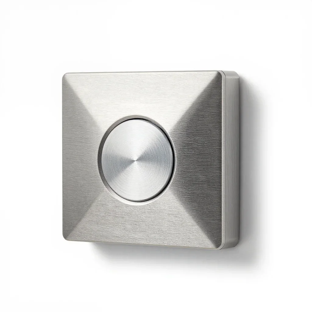 Modular smoke alarm isolated on a white background