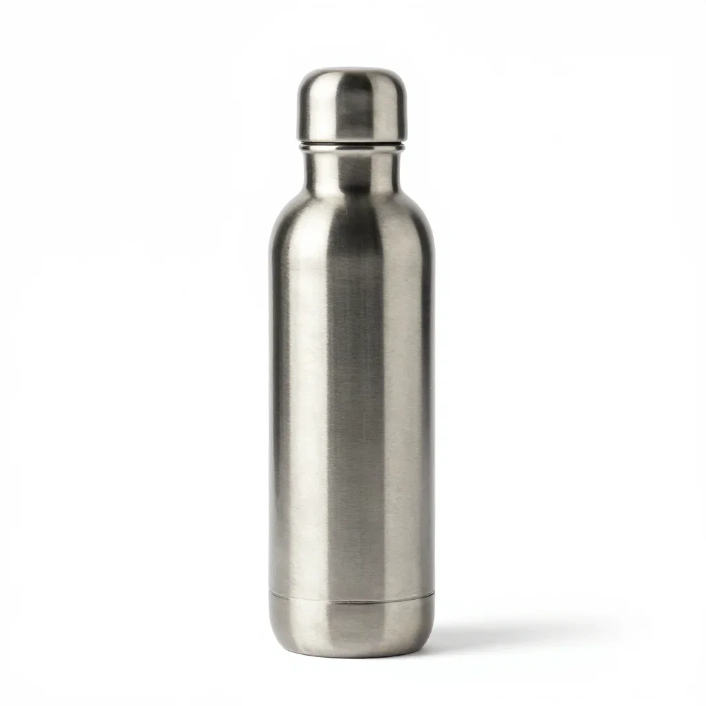 Modular water bottle isolated on a white background