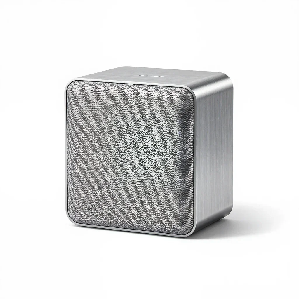 Modular wireless speaker isolated on a white background