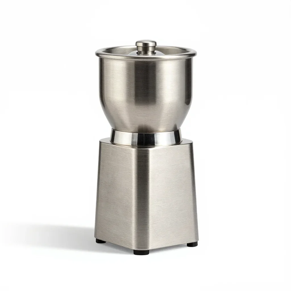 Premium luxury coffee grinder isolated on a white background