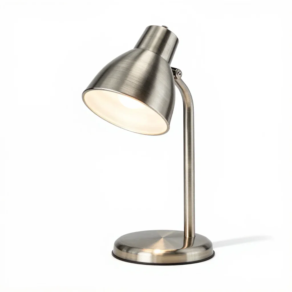 Premium luxury desk lamp isolated on a white background