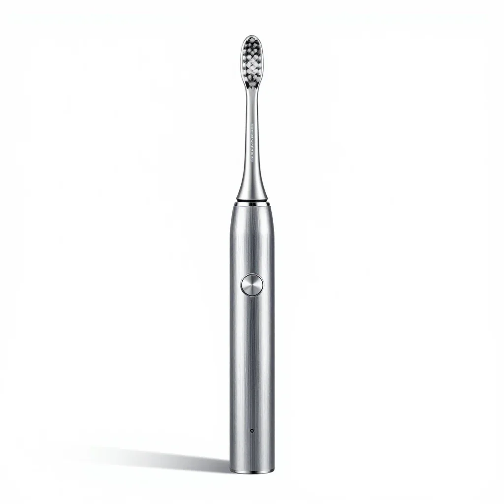 Premium luxury electric toothbrush isolated on a white background