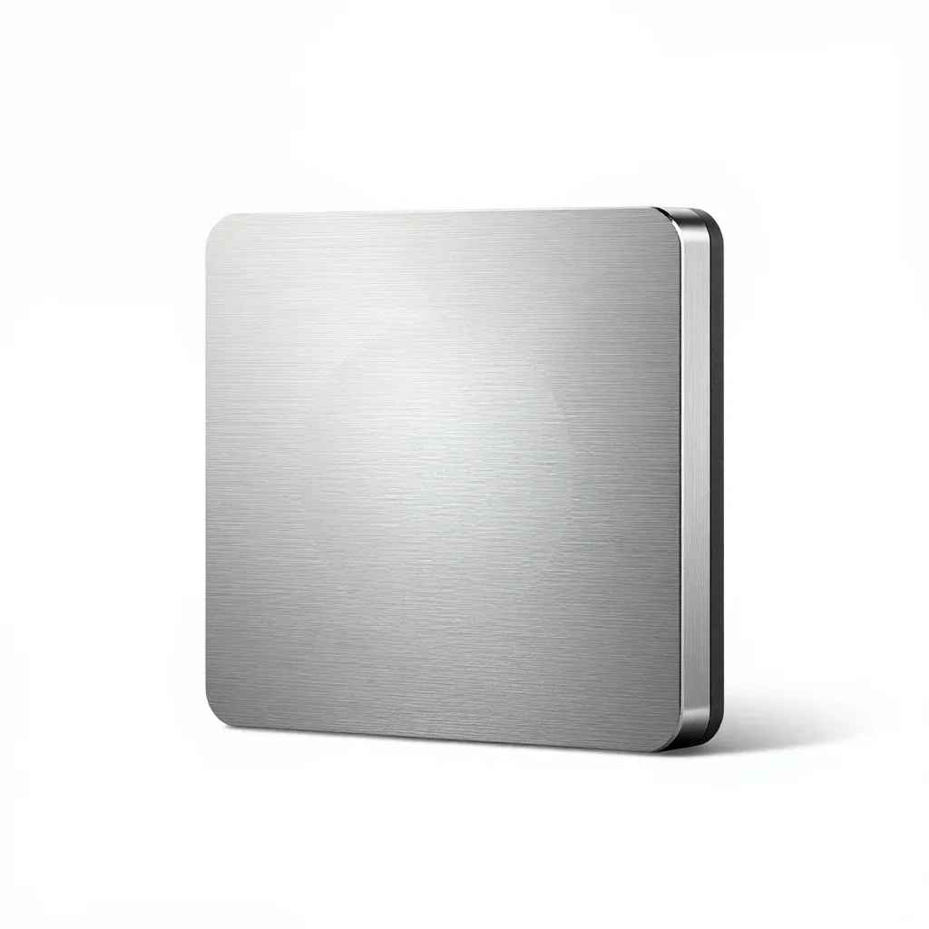 Premium luxury smart thermostat isolated on a white background