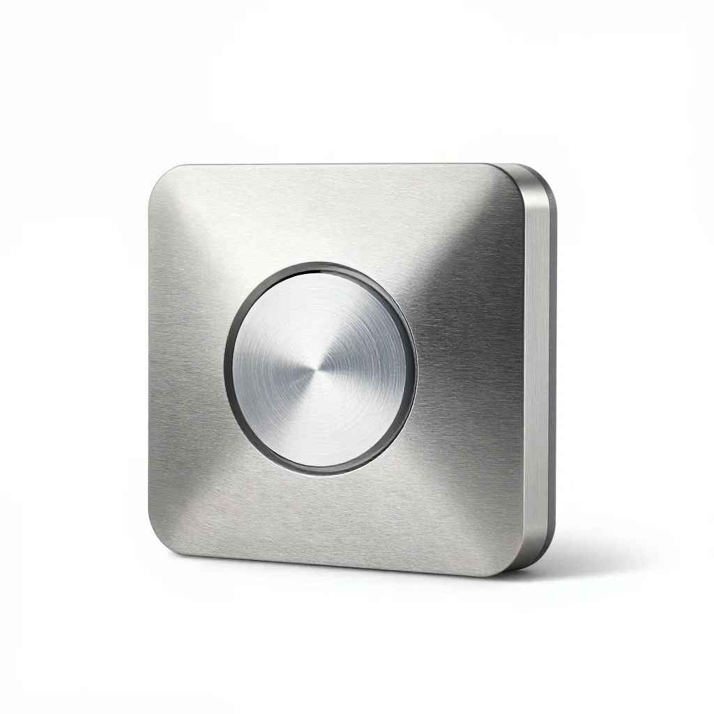 Premium luxury smoke alarm isolated on a white background