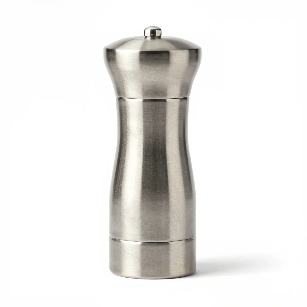 Rugged outdoor pepper mill isolated on a white background