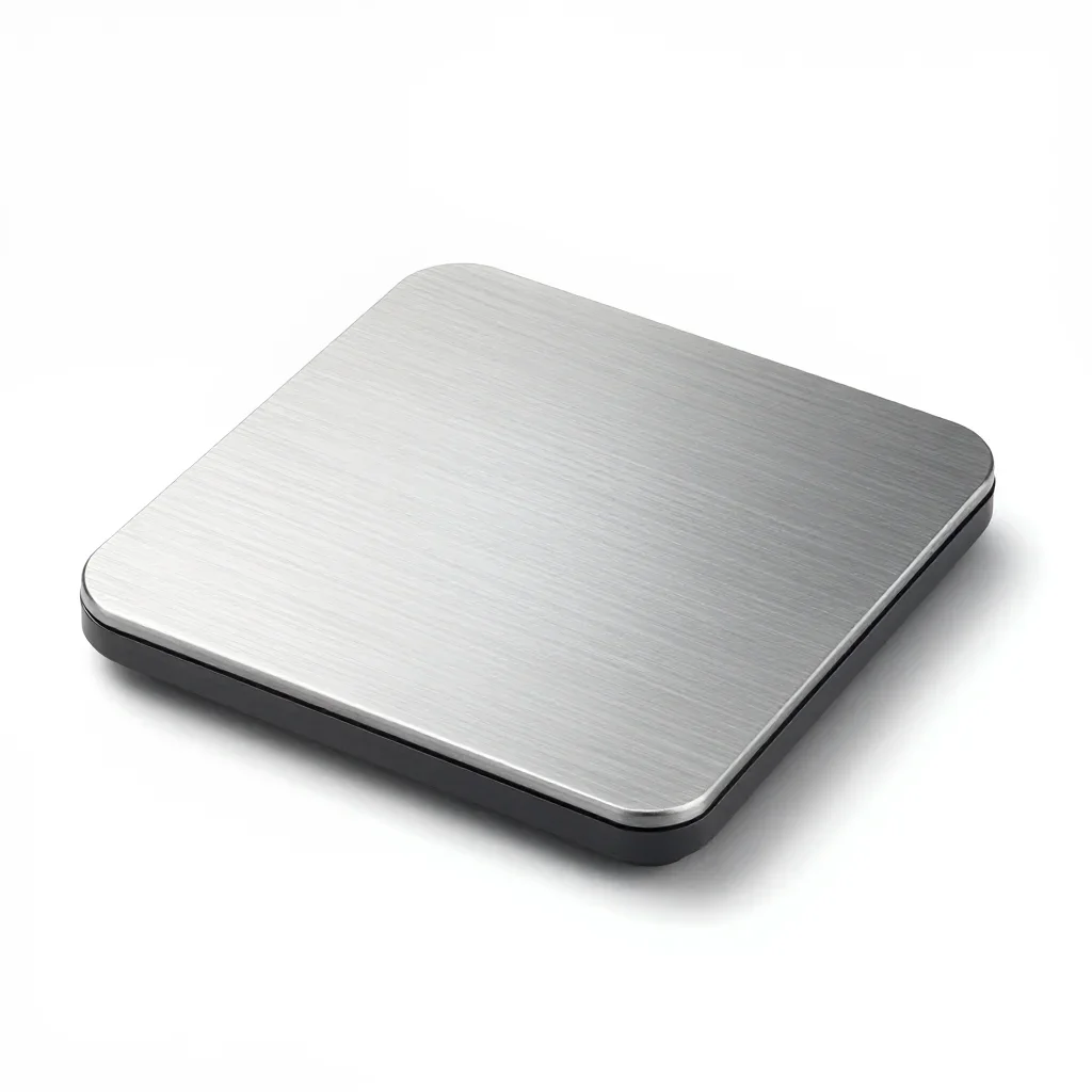 Eco recycled-material digital scale isolated on a white background