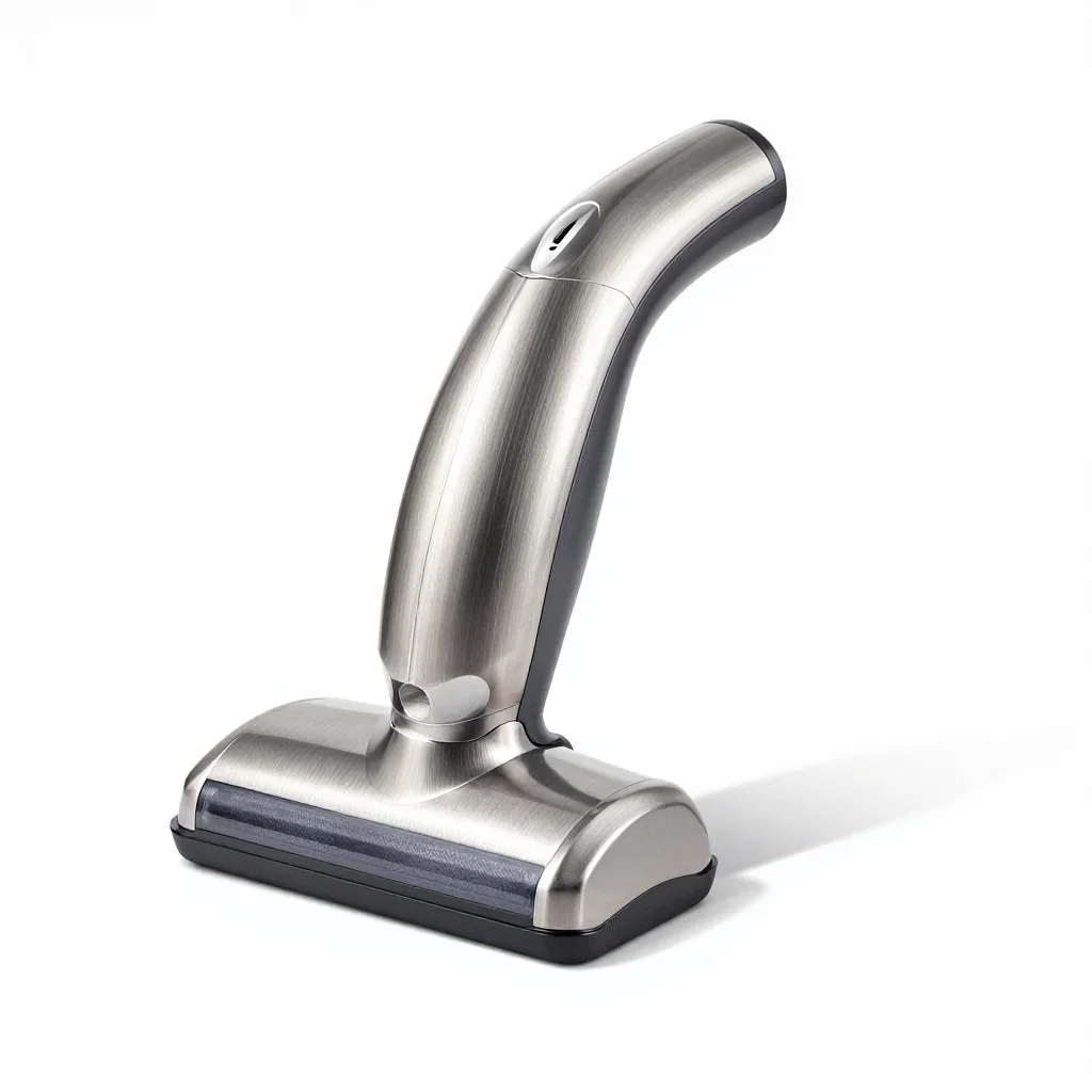 Organic curved handheld vacuum isolated on a white background
