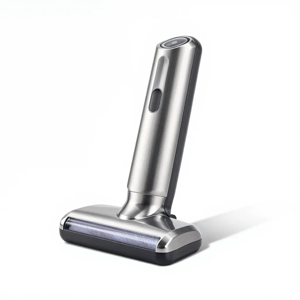 Ultra-slim handheld vacuum isolated on a white background