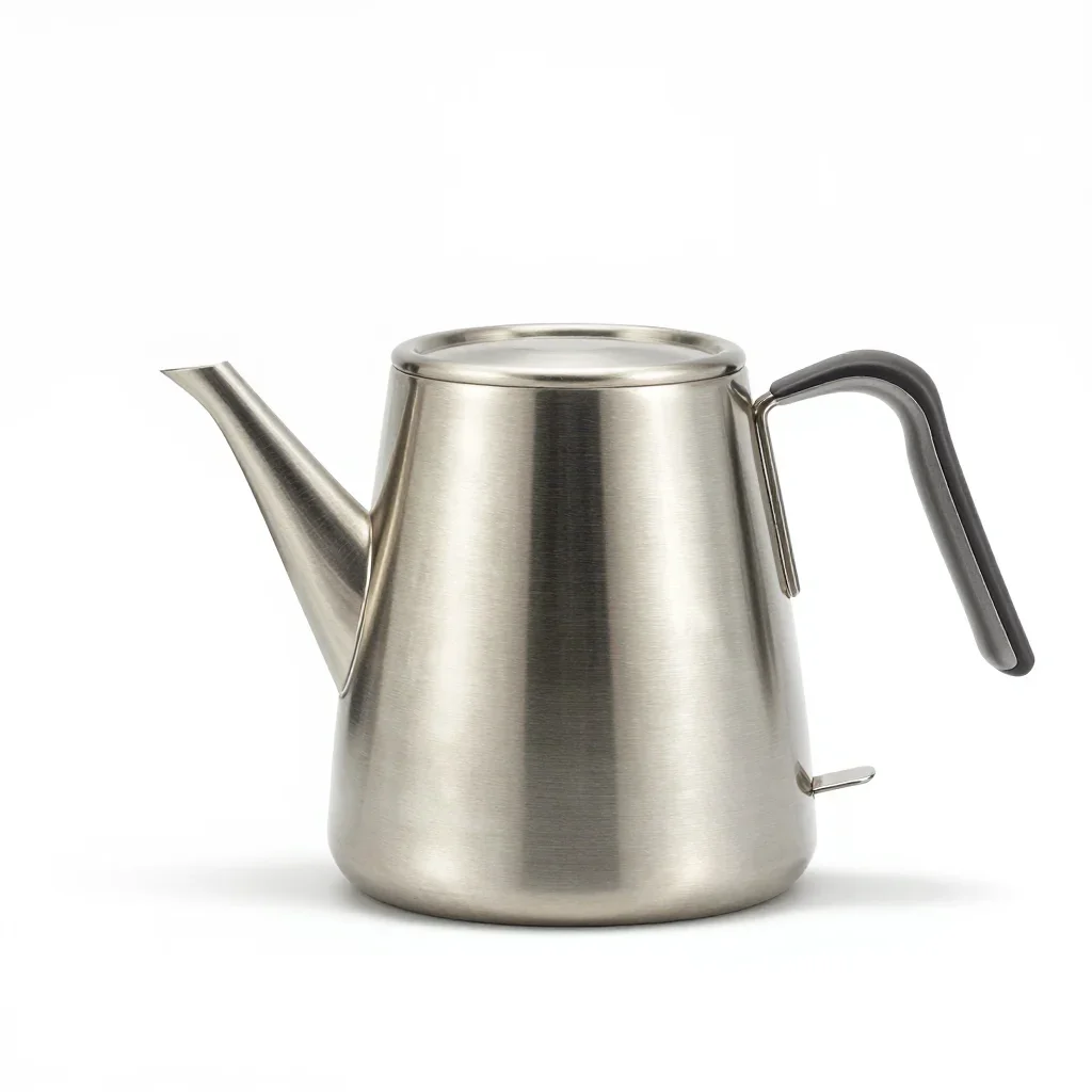 Ultra-slim kettle isolated on a white background