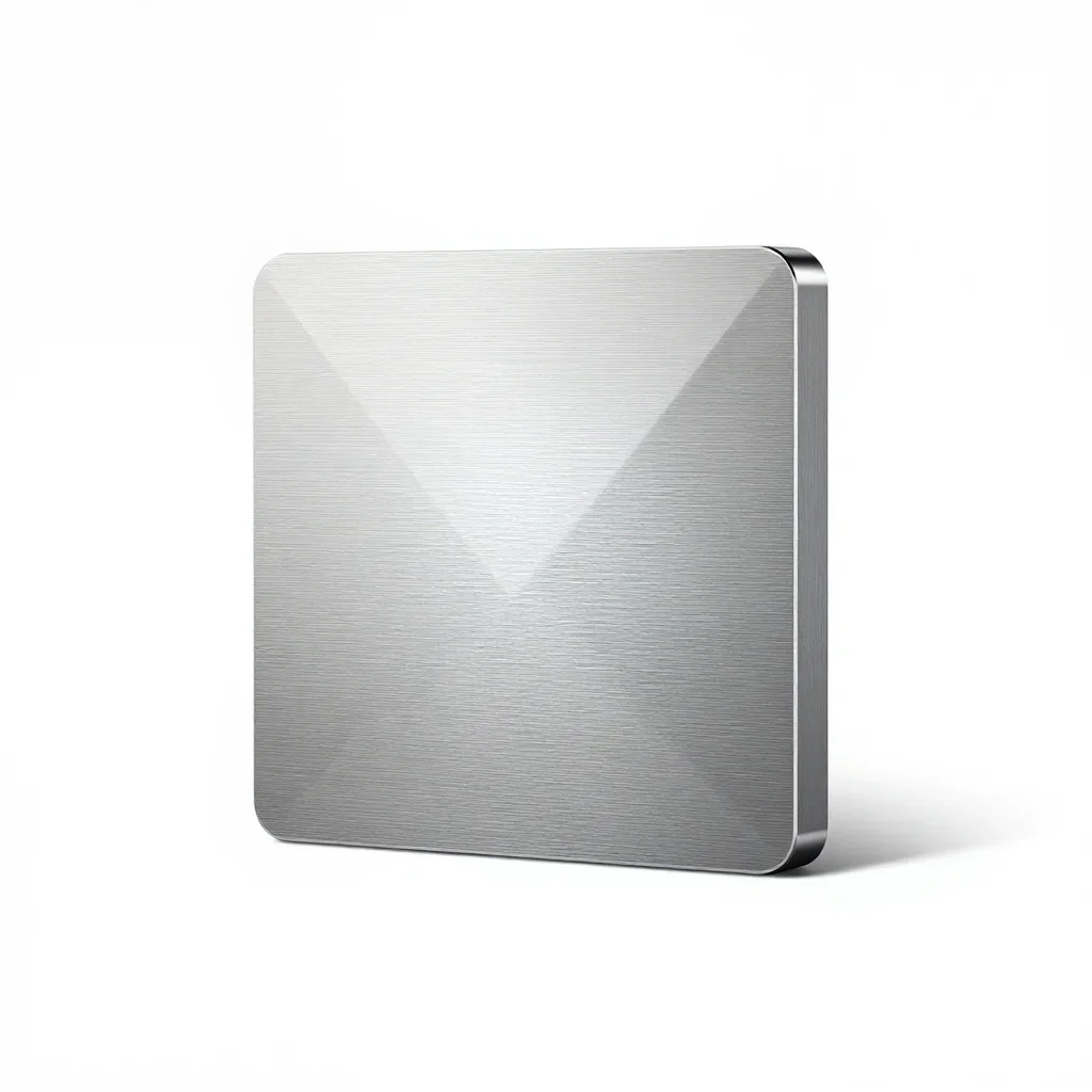 Ultra-slim smart thermostat isolated on a white background