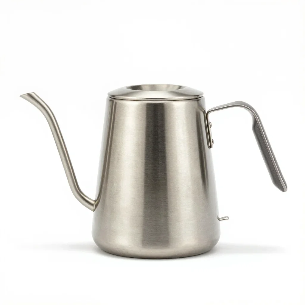 Ultra-slim travel kettle isolated on a white background