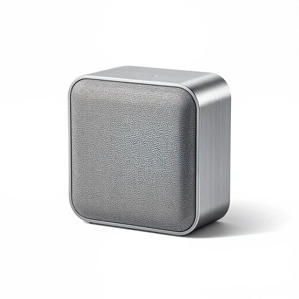 Ultra-slim wireless speaker isolated on a white background