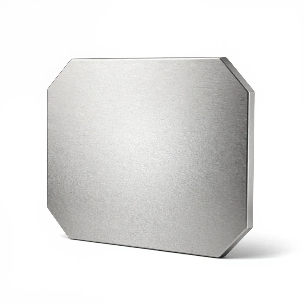 Geometric cutting board isolated on a white background