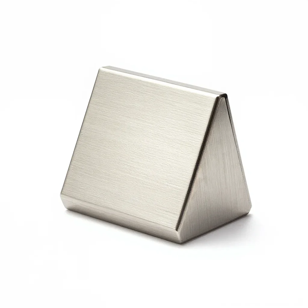 Geometric key rack isolated on a white background