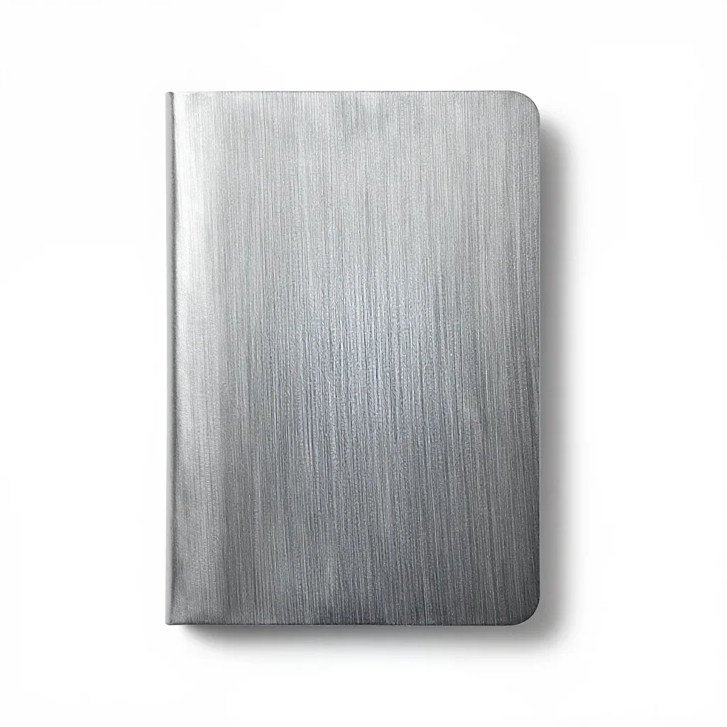 Geometric notebook cover isolated on a white background