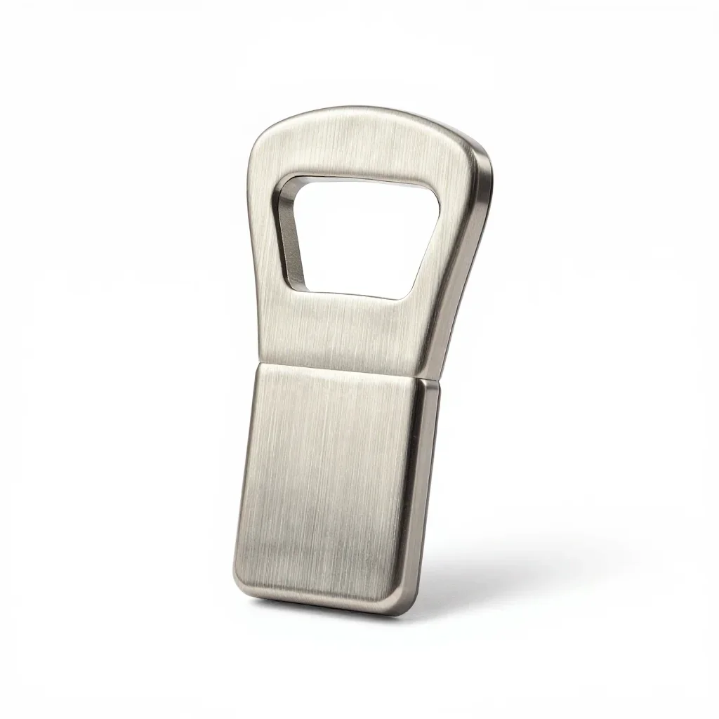 Pastel bottle opener isolated on a white background