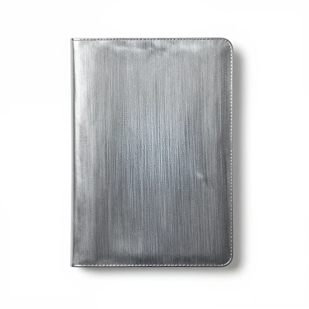 Pastel notebook cover isolated on a white background