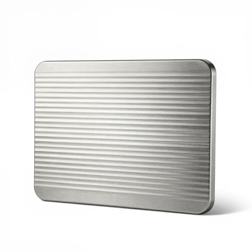 Ribbed cutting board isolated on a white background