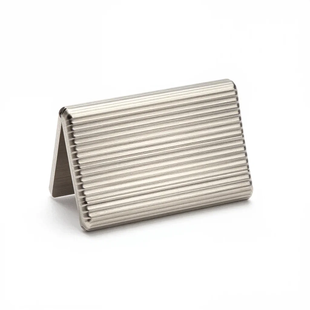 Ribbed key rack isolated on a white background