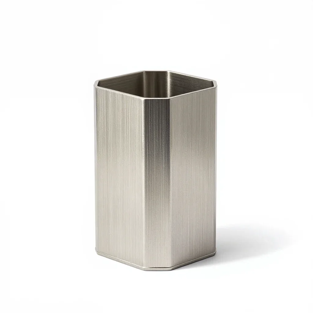 Ribbed toothbrush holder isolated on a white background
