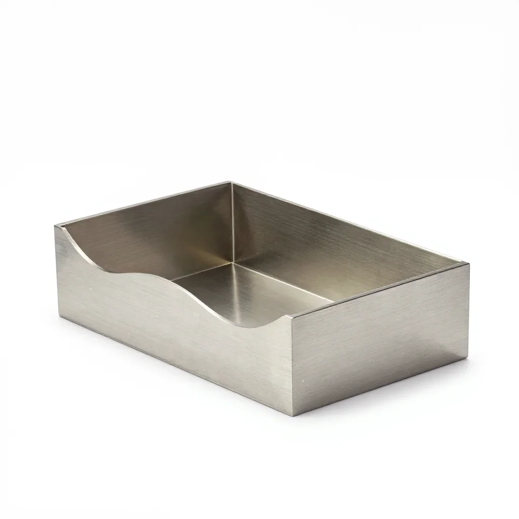 Terrazzo desk organiser isolated on a white background