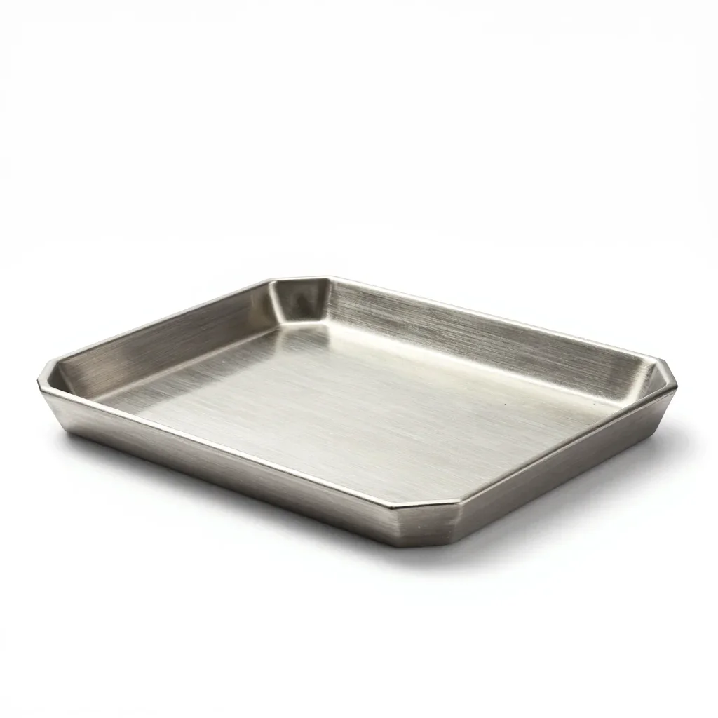 Terrazzo serving tray isolated on a white background