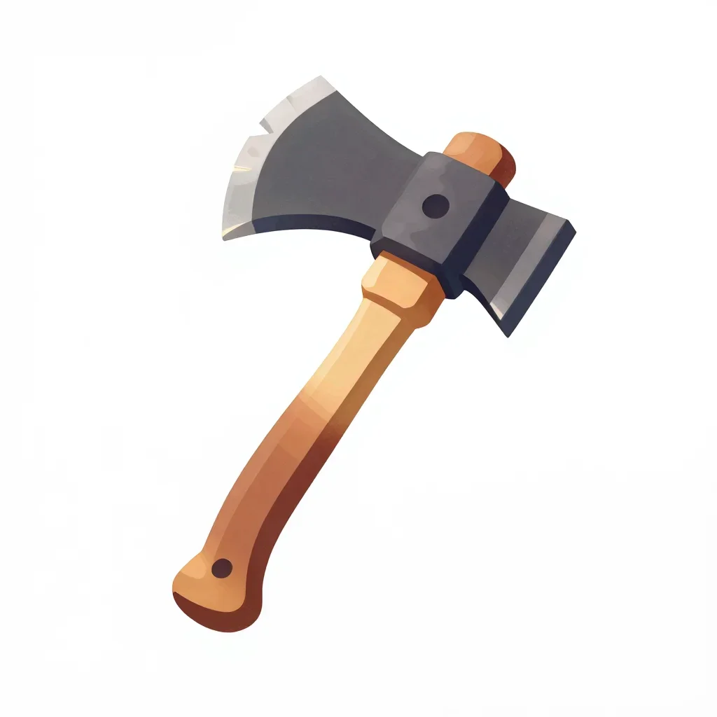 Desert pickaxe isolated on a white background