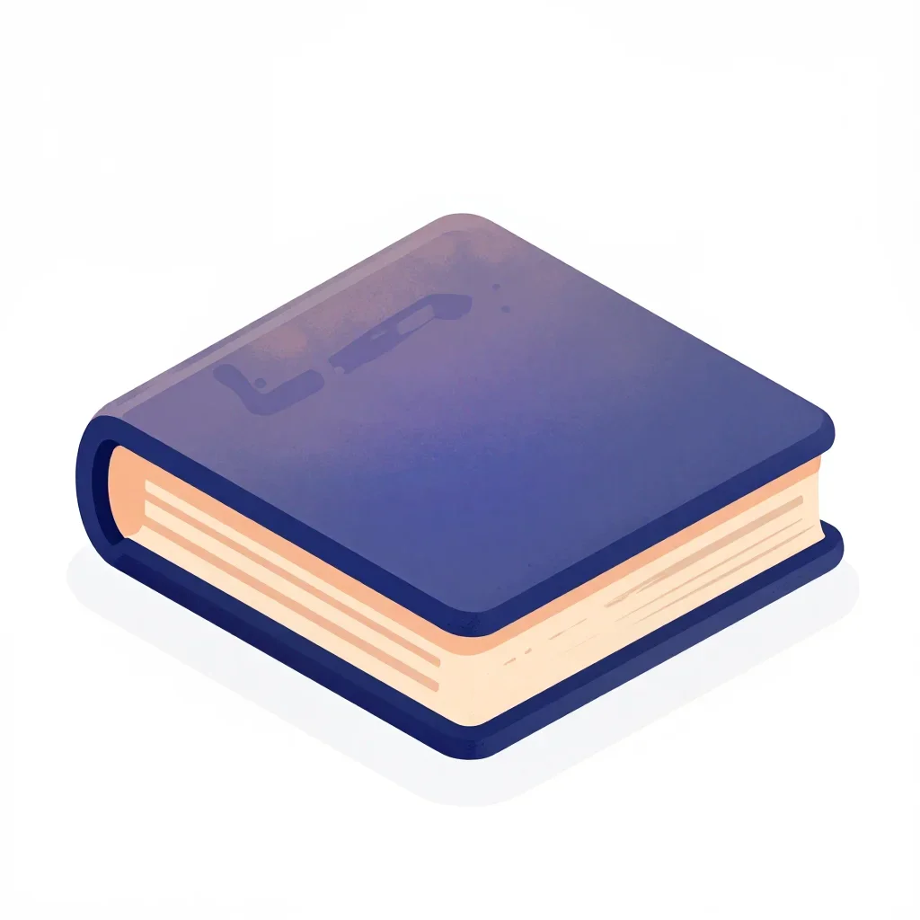 Post-apocalyptic spell book isolated on a white background