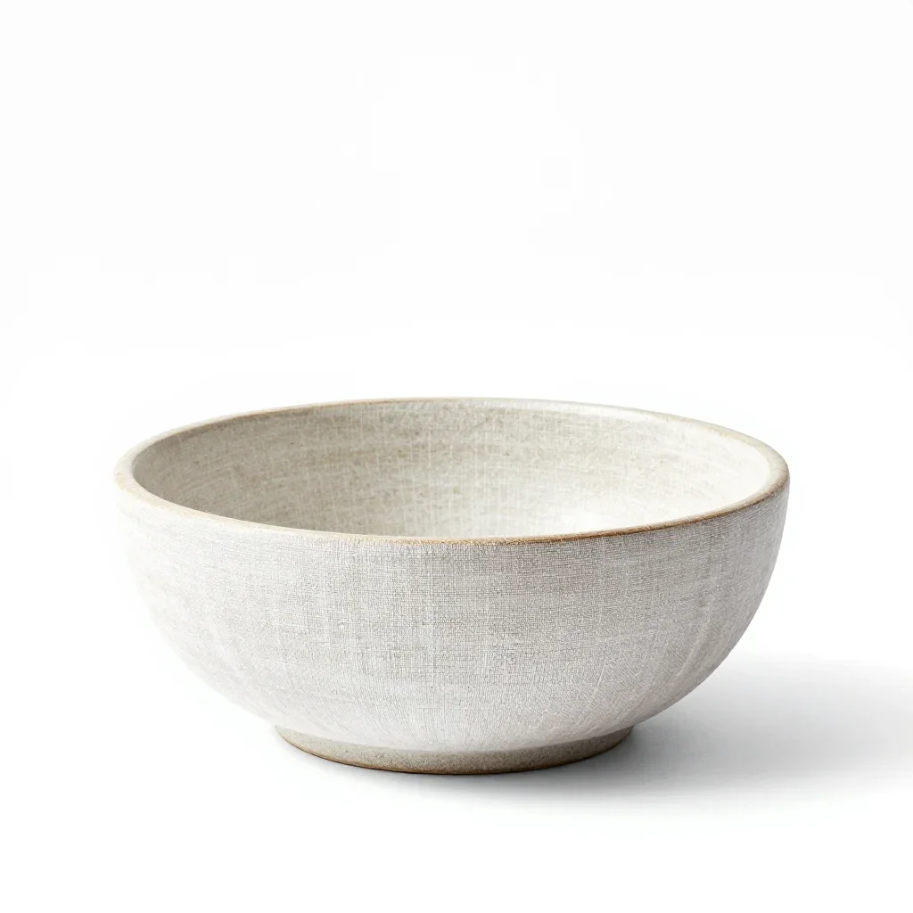 Coastal fruit bowl isolated on a white background