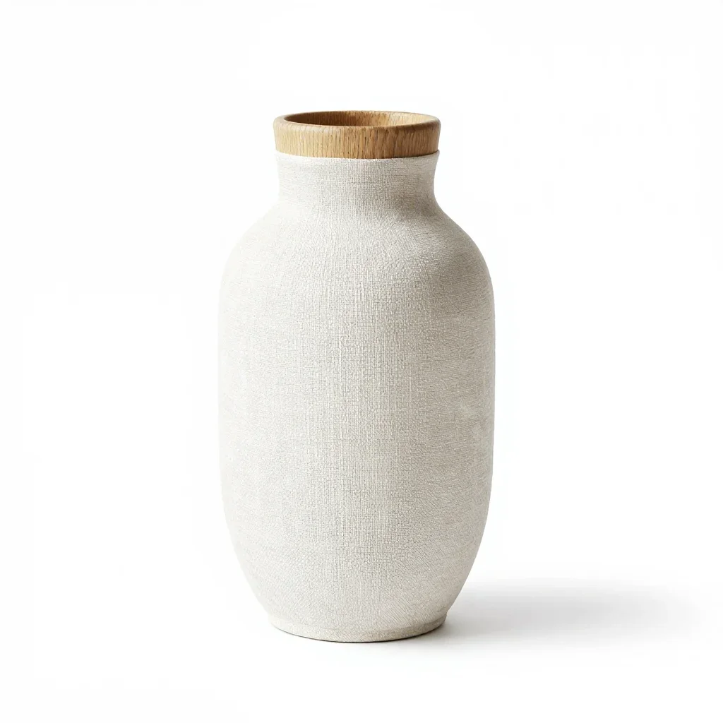 Coastal vase isolated on a white background