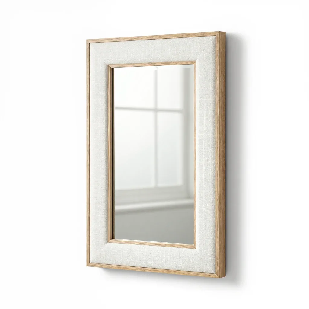 Coastal wall mirror isolated on a white background